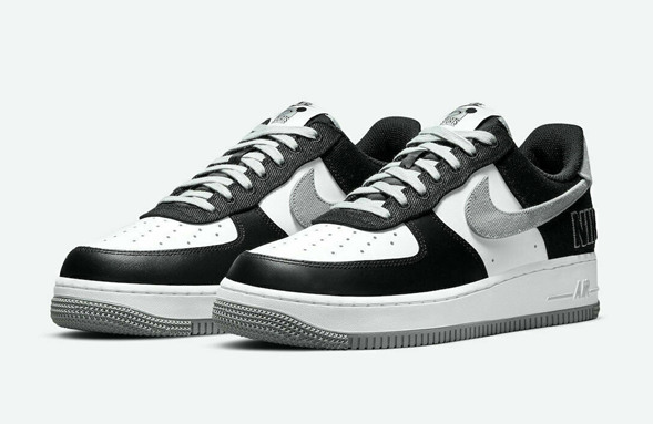 Men's Air Force 1 Black/White Shoes Men's Air Force 1 Black/White Shoes